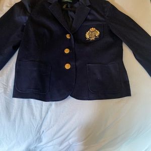 Lauren by Ralph Lauren emblem jacket